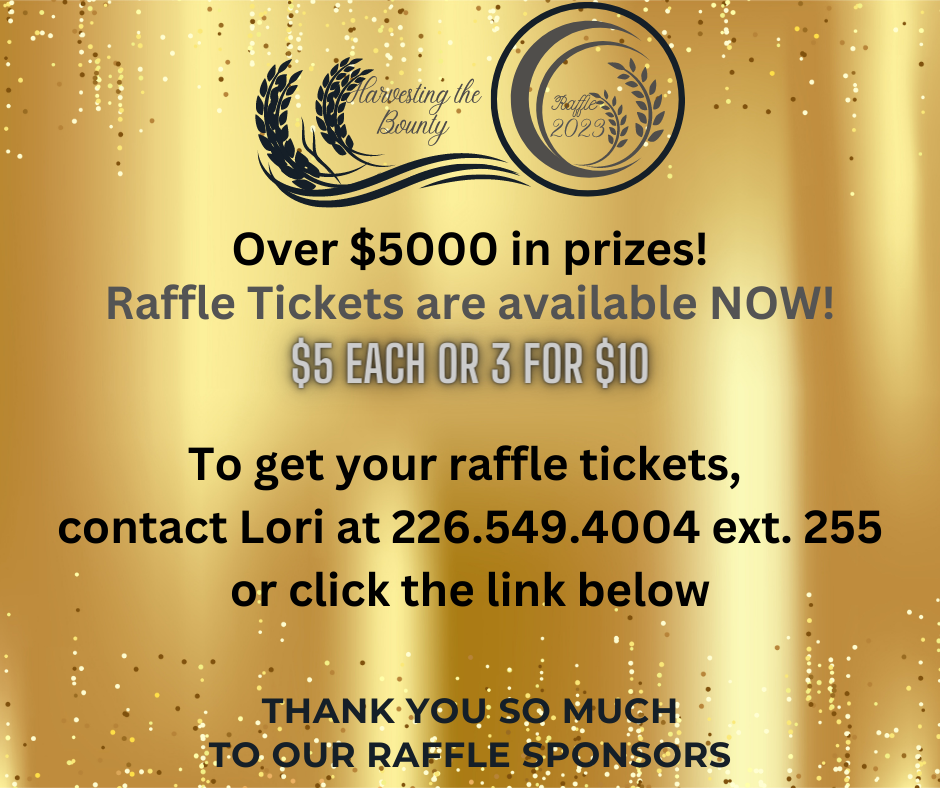Raffle Tickets are available Now
